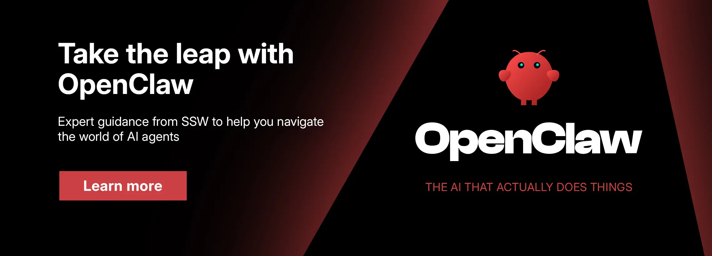 Take the leap with OpenClaw - Expert guidance from SSW to help you naviate the world of AI agents