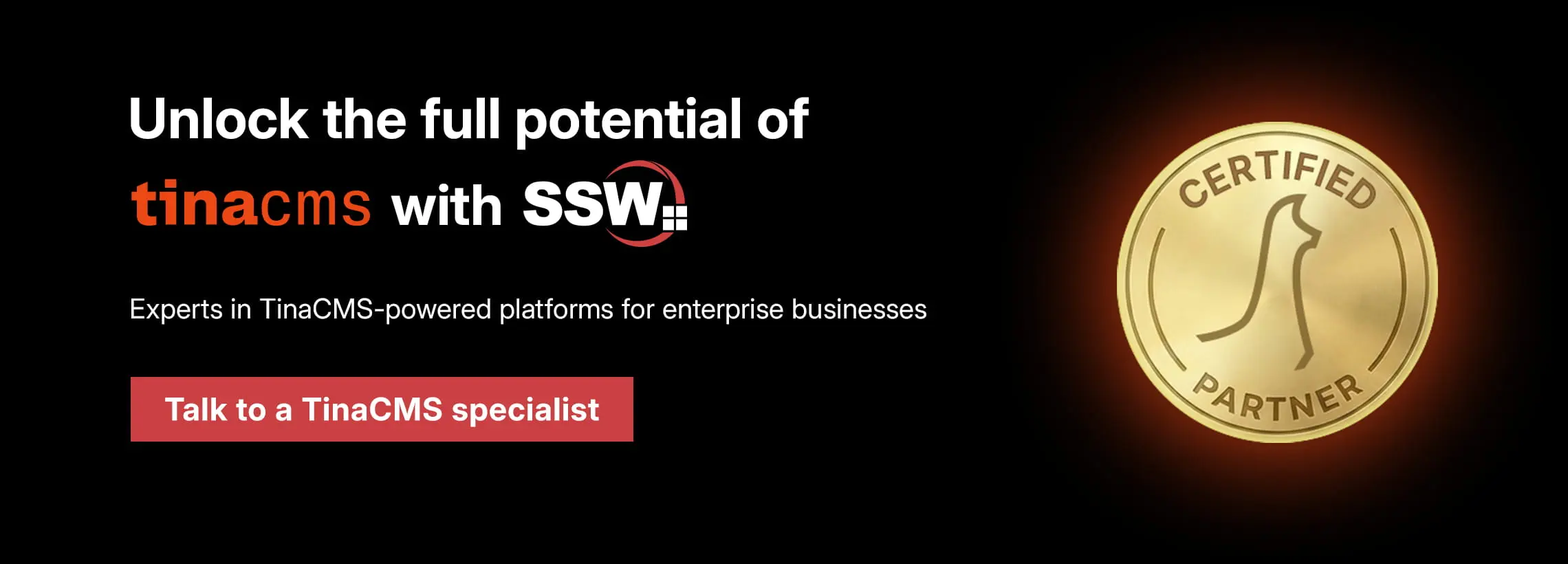 TinaCMS and SSW partnership